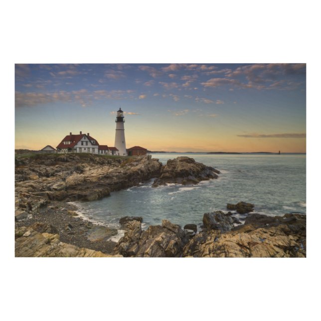 Portland Head Lighthouse Wood Wall Decor (Front)