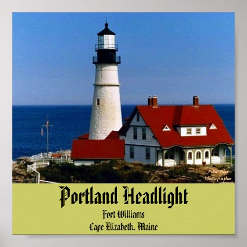 Portland Headlight Poster