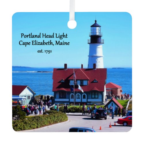 Portland Light Aluminum Ornament