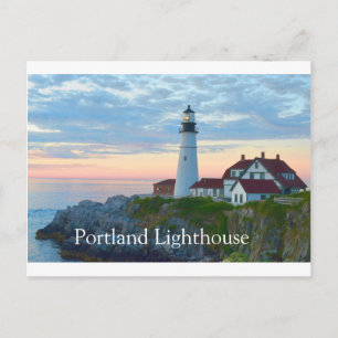 Portland Lighthouse Postcard