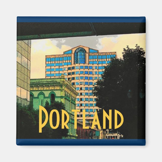 Portland Magnet (Yellow) (Front)