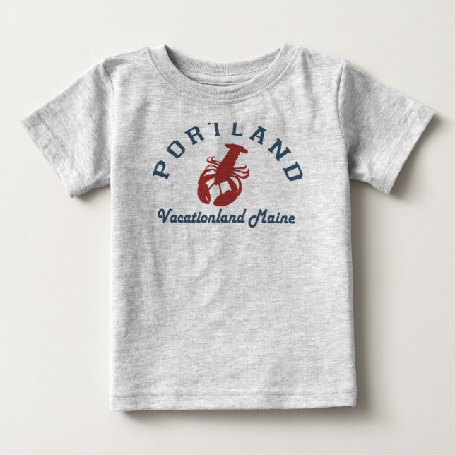 Portland Maine (2) Baby T-Shirt (Front)