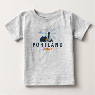 Portland Maine. Baby T-Shirt
