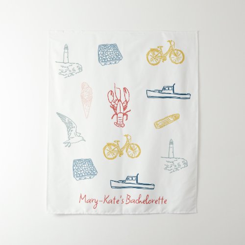 Portland Maine Bachelorette  Tapestry