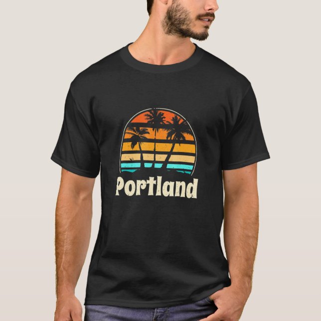 Portland Maine Beach Me Beach Bum Portlander Summe T-Shirt (Front)