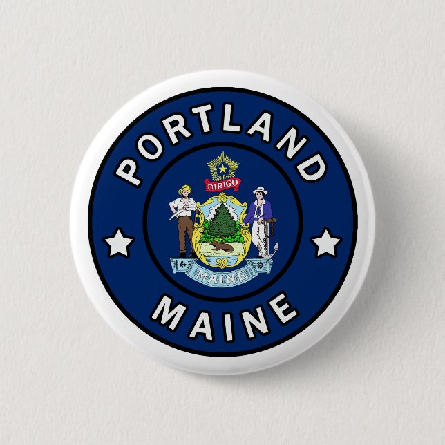 Portland Maine Button (Front)