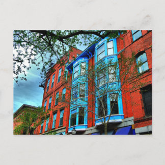 Portland Maine City Skyline Postcard