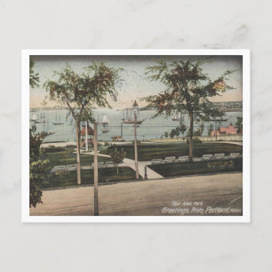 Portland Maine Fort Allen Park 1908 Vintage Postcard