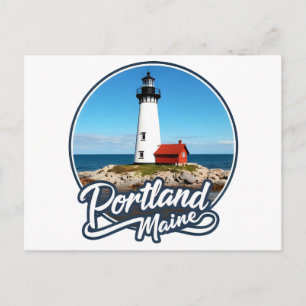 Portland, Maine Lighthouse Postcard