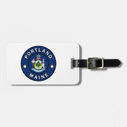 Portland Maine Luggage Tag