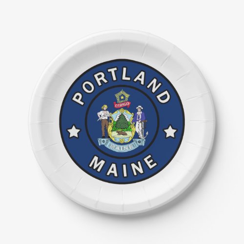 Portland Maine Paper Plates