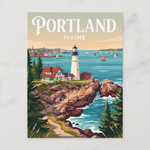 Portland, Maine Postcard