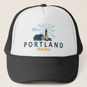Portland Maine. Trucker Hat