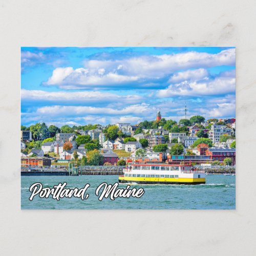 Portland Maine United States Postcard