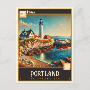 Portland, Maine Vintage Postcard