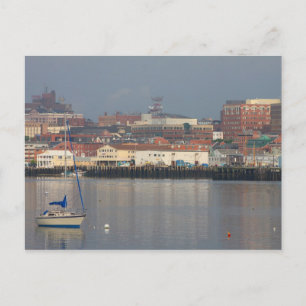 Portland Maine Waterfront Postcard