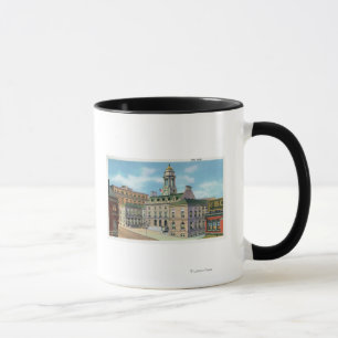 Portland, MaineExterior View of City Hall 2 Mug
