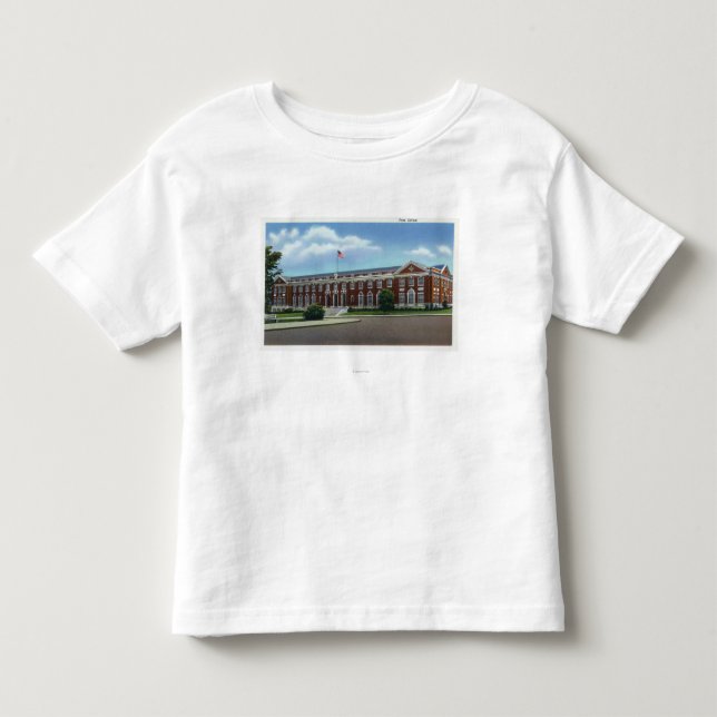 Portland, MaineExterior View of the Post Toddler T-shirt (Front)