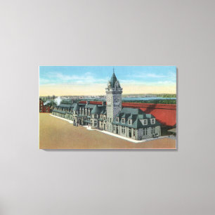 Portland, MaineExterior View of Union Station Canvas Print