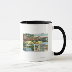 Portland, MaineGreetings From with Scenic Mug