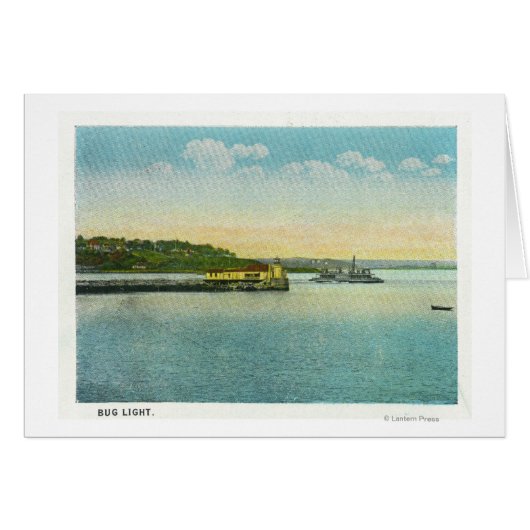 Portland, MaineView of the Bug Lighthouse Cards (Front Horizontal)