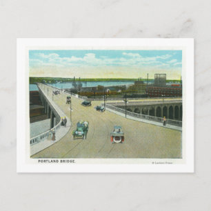 Portland, MaineView of the Longfellow Monument Postcard