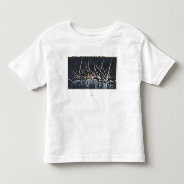 Portland, OR - Battleship Illumination Toddler T-shirt (Front)