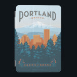 Portland, OR iPad Mini Cover<br><div class="desc">Anderson Design Group is an award-winning illustration and design firm in Nashville, Tennessee. Founder Joel Anderson directs a team of talented artists to create original poster art that looks like classic vintage advertising prints from the 1920s to the 1960s.</div>