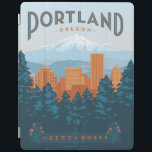 Portland, OR iPad Smart Cover<br><div class="desc">Anderson Design Group is an award-winning illustration and design firm in Nashville,  Tennessee. Founder Joel Anderson directs a team of talented artists to create original poster art that looks like classic vintage advertising prints from the 1920s to the 1960s.</div>