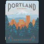 Portland, OR iPad Smart Cover<br><div class="desc">Anderson Design Group is an award-winning illustration and design firm in Nashville,  Tennessee. Founder Joel Anderson directs a team of talented artists to create original poster art that looks like classic vintage advertising prints from the 1920s to the 1960s.</div>