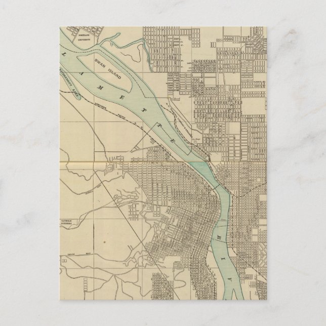 Portland, Or Postcard (Front)