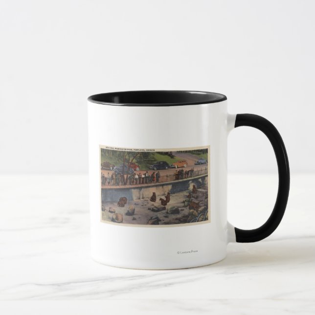 Portland, ORBear Dens in Washington Park Mug (Right)