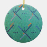 Portland Oregon Airport Carpet Ceramic Ornament