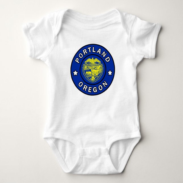 Portland Oregon Baby Bodysuit (Front)