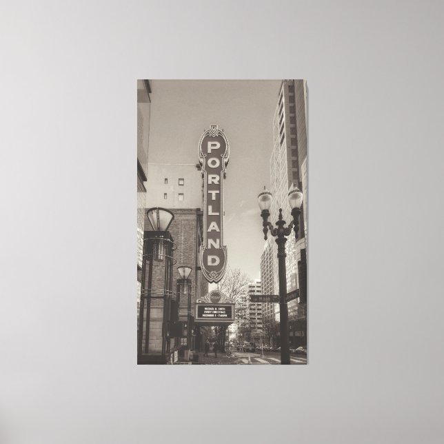 Portland, Oregon Canvas Print (Front)