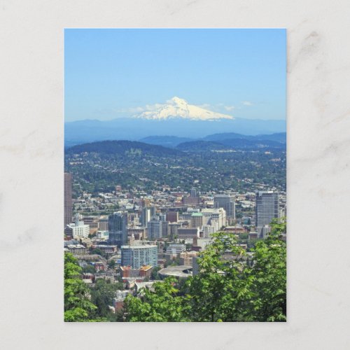 Portland Oregon City and Mountain View Postcard