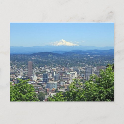 Portland Oregon City and Mountain View Postcard