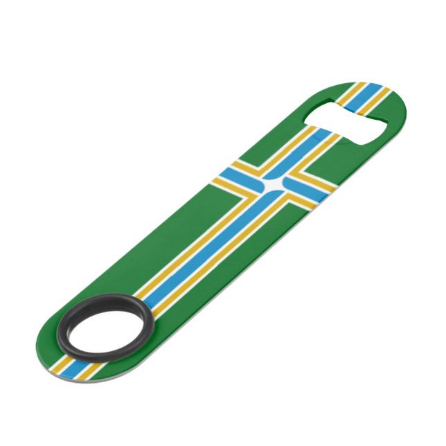 Portland (Oregon) City flag Bar Key (Front Angled)