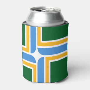 Portland (Oregon) city flag Can Cooler