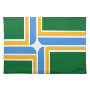 Portland (Oregon) City flag Cloth Placemat
