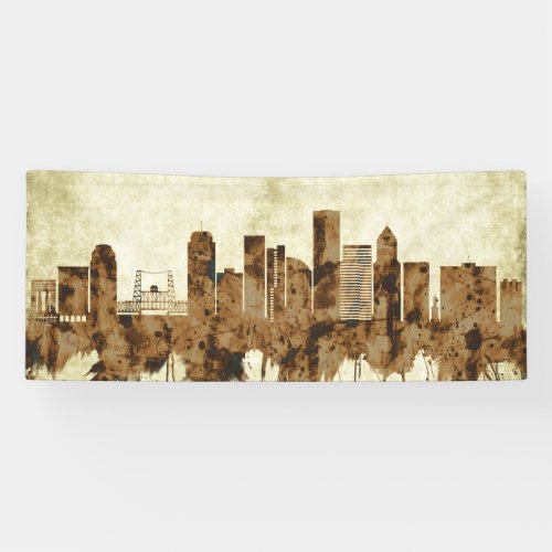 Portland Oregon Cityscape Banner