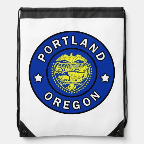 Portland Oregon Drawstring Bag