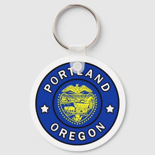 Portland Oregon Keychain