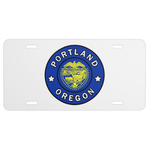 Portland Oregon License Plate