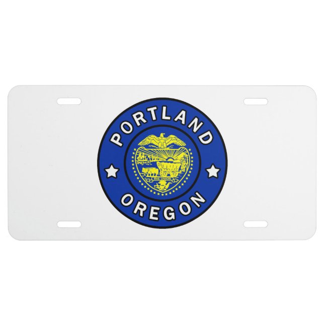 Portland Oregon License Plate (Front)
