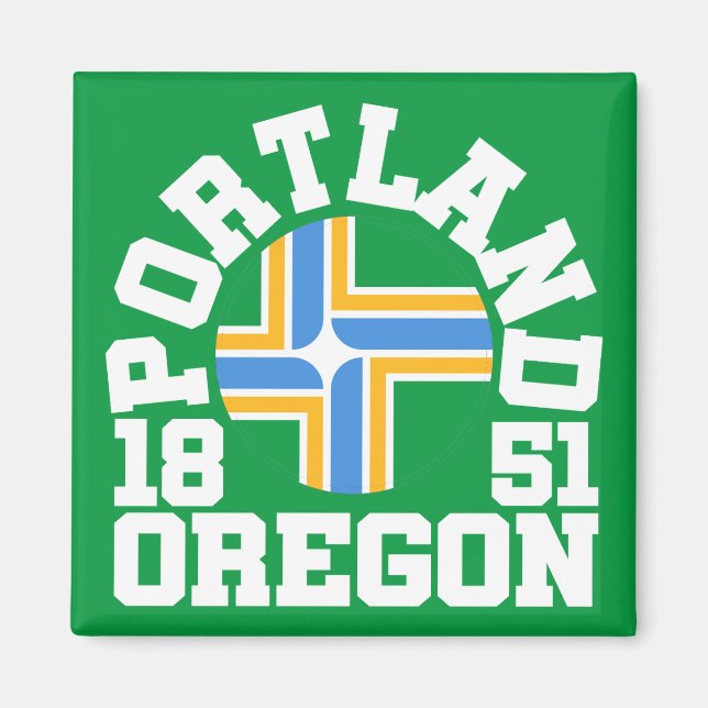 Portland,Oregon Magnet (Front)