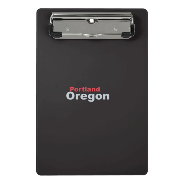 Portland, Oregon Mini Clipboard (Front)
