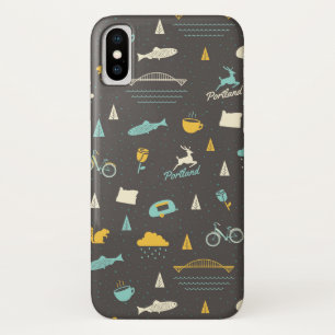 Portland, Oregon Pattern iPhone X Case