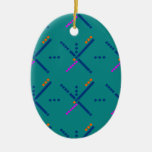 Portland Oregon PDX Airport Carpet Ceramic Ornament