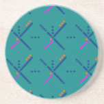 Portland Oregon PDX Airport Carpet Coaster